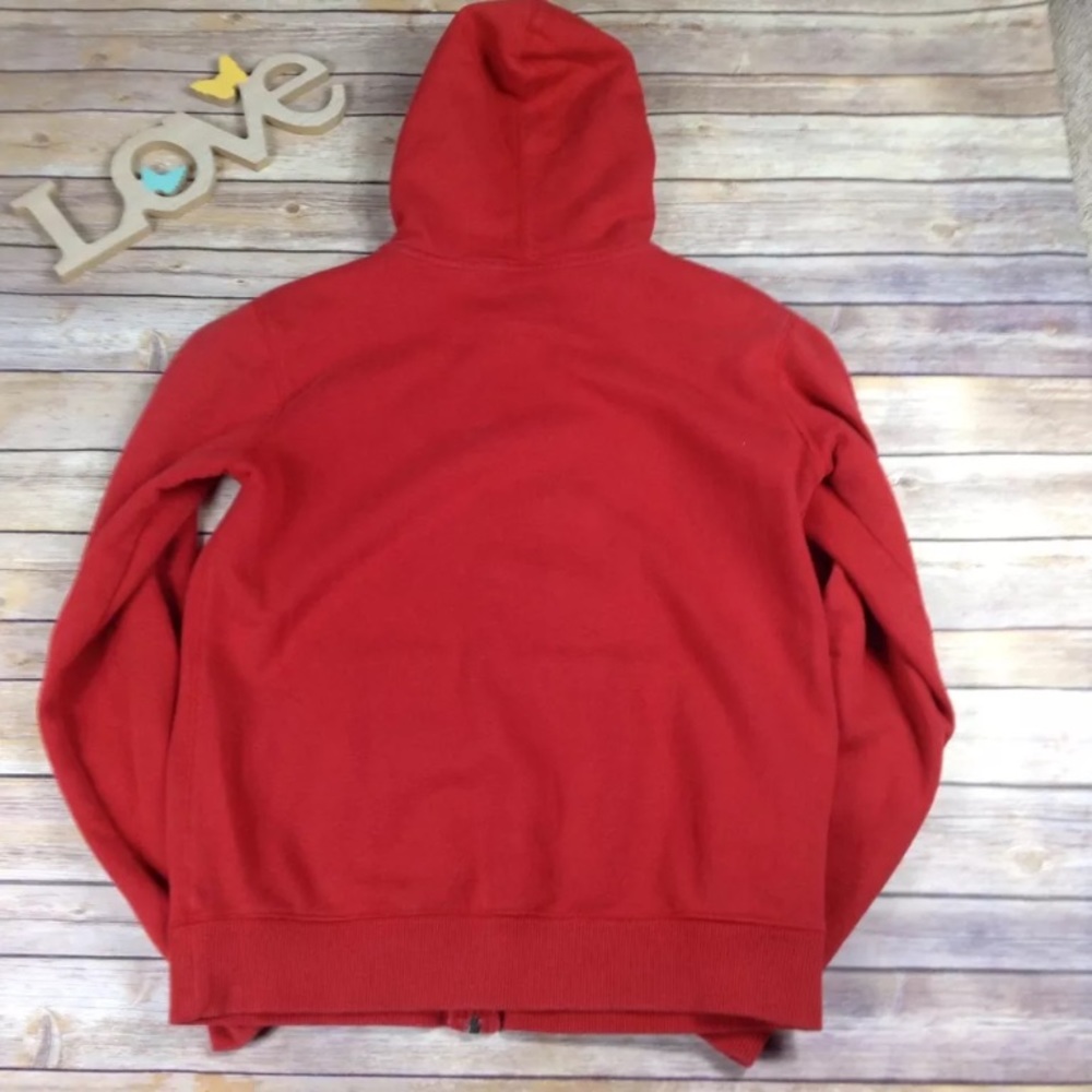 ❗️SOLD❗️Nike embroidered block logo zip up hoodie - Picture 2 of 4